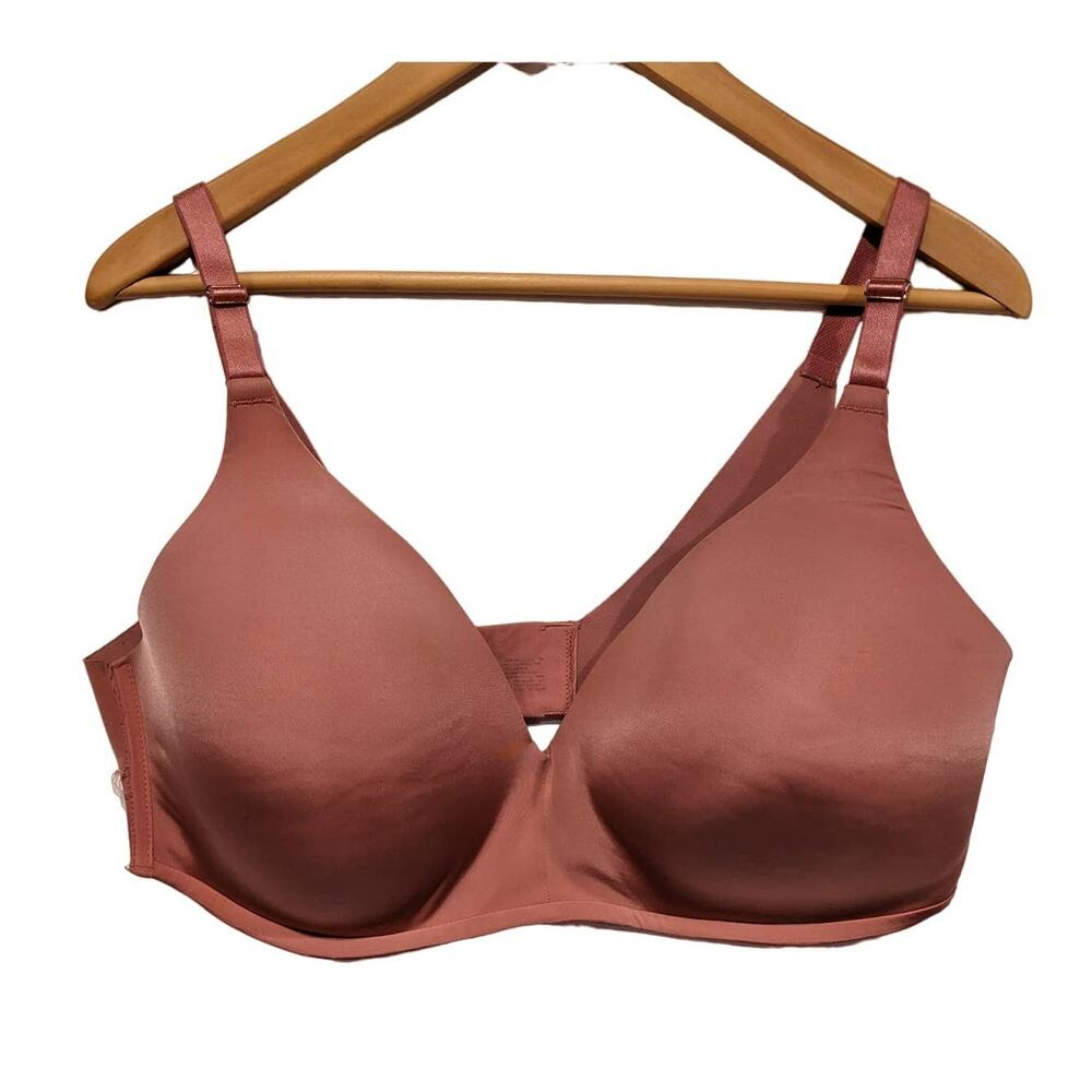 Soma Vanishing 360‎ Perfect Coverage Wireless Bra Pink 40D